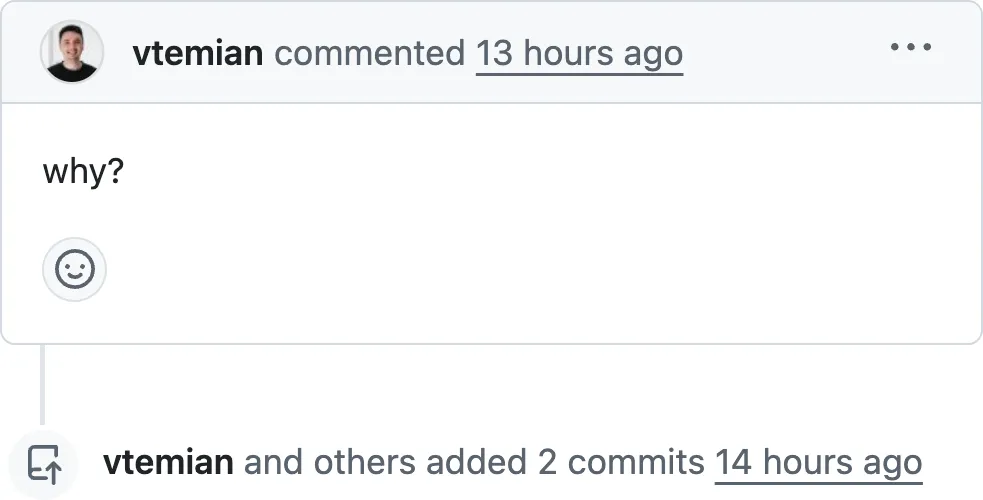 GitHub comment with Claude Code context